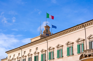 Fototapeta na wymiar Palazzo dei Quirinale à Rome, Italie