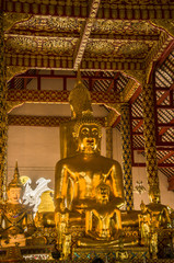 Wat Suan Dok  Buddhist Temple In Chiangmai Thailand.