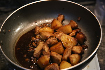 Chicken and potatoes