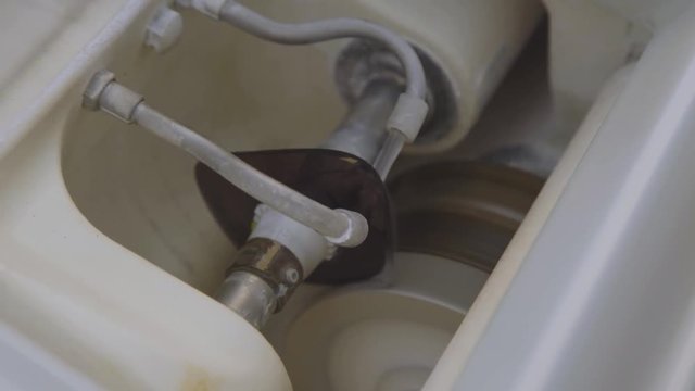 A machine grinding glass