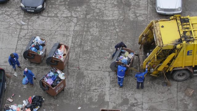 Garbage Truck Urban Waste