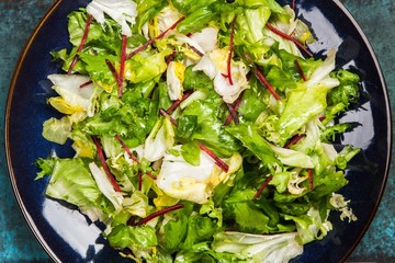 Fresh green salad