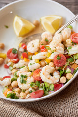 Peruvian Shrimp Salad - Ensalada de late y Camaron