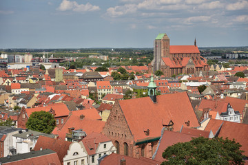 Obraz premium Blick auf Wismar