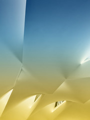 Modern play of geometrical abstract lines 