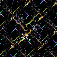 Abstract seamless pattern for girls, boys, clothes