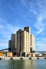 Sea trading port activities