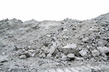 Ore containing chrysotile asbestos. The deposit of chrysotile asbestos, open mining.