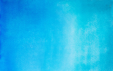 blue watercolor gradient color background. hand draw illustration . colored like 