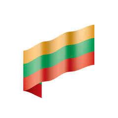 Lithuania flag, vector illustration