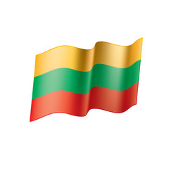Lithuania flag, vector illustration