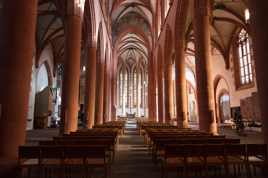 Intérieur de la cathédrale d'Heidelberg,Région métropolitaine Rhin-Neckar Heidelberg, Allemagne