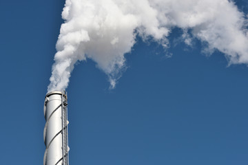 Smoke from the chimney