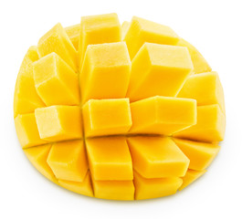 Ripe mango isolated