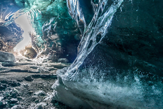 Ice cave in Iceland