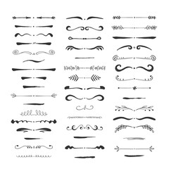 Set of swirls and dividers