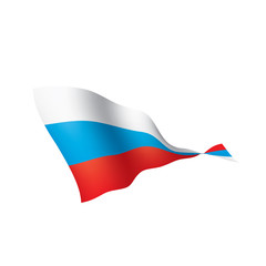 Fototapeta premium Russia flag, vector illustration