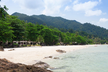Beautiful sea and blue sky at Andaman sea,thailand