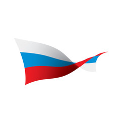 Russia flag, vector illustration