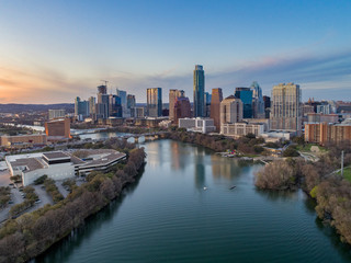 Fototapeta premium Austin Town Lake Skyline