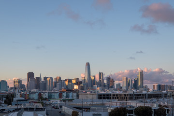 San Francisco Skyline during dusk