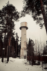 Fototapeta premium Водонапорная башня