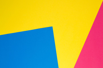 Colorful papers geometry flat composition background