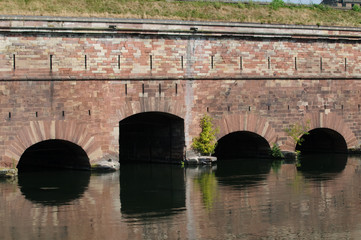 Fototapeta premium Vauban-Wehr in Straßburg