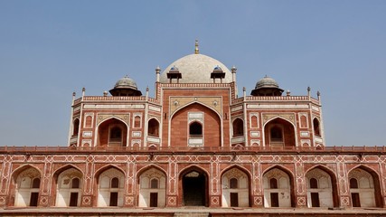 Fototapeta na wymiar Humayun Mausoleum in Delhi, Indien - Mogularchitektur