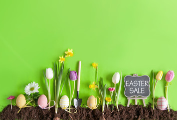 Easter sale background