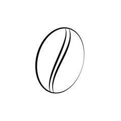 Coffee bean. Vector
