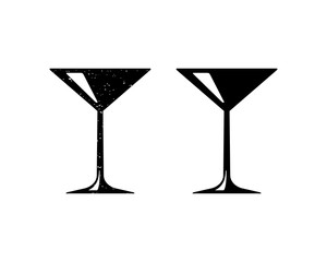 Wine Glass Sign Symbol Icon Logo Vector