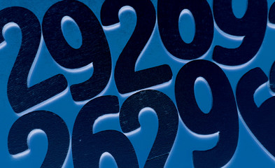 Background of numbers. from zero to nine. Background with numbers. Numbers texture
