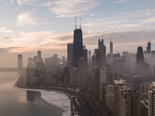 Chicago Winter Sunrise