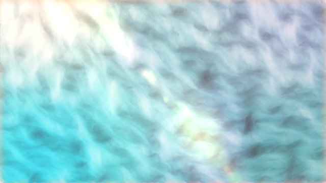 Abstract motion background of ocean-like ripples with sun flare