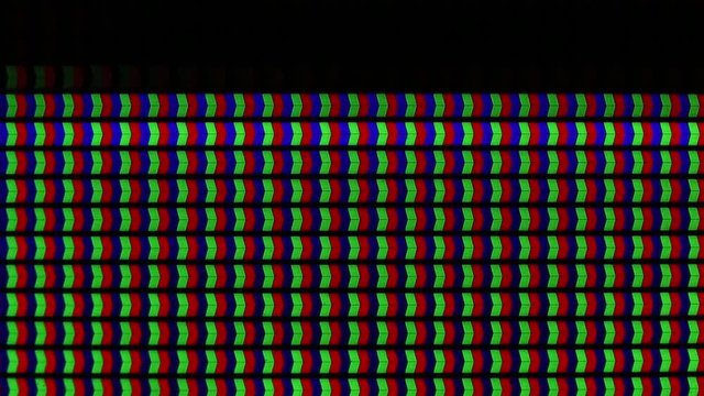 Close up of TV LED screen color background.