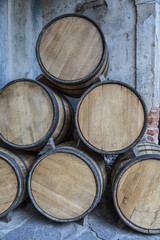 Wine barrels