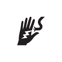 Electrical warning sign