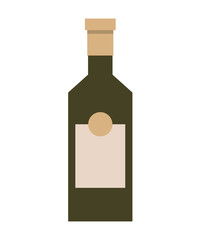 alcohol drink liquor bottle image vector illustration