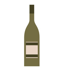 alcohol drink liquor bottle image vector illustration