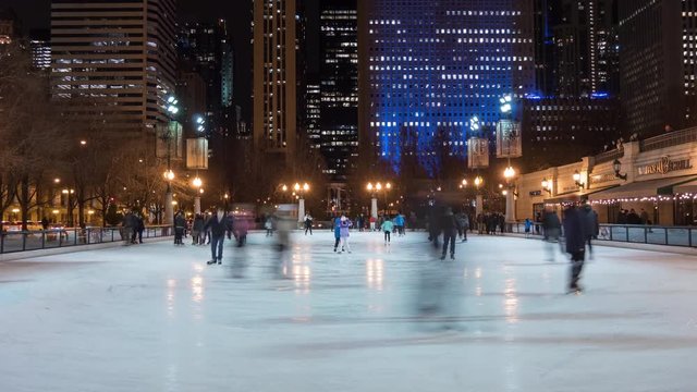 Timelapse at the ice rink