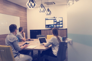 startup business team on meeting