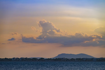 Sunset in Alcudia, Mallorca, Spain