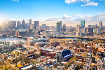 Foto op Plexiglas The skyline of Boston in Massachusetts, USA © f11photo