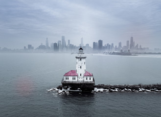 Lighthouse Entrance to Chicago