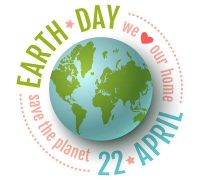 Earth Day 22 April.