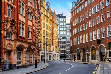 Historische gebouwen in het centrum van Londen, Engeland, UK