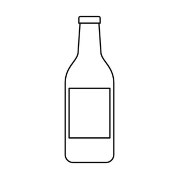 recommend clip art: alcohol drink liquor bottle image vector illustration outline design