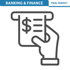 Banking & Finance Icon. EPS 8 format.