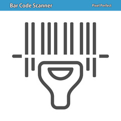 Bar Code Scanner Icon. EPS 8 format.